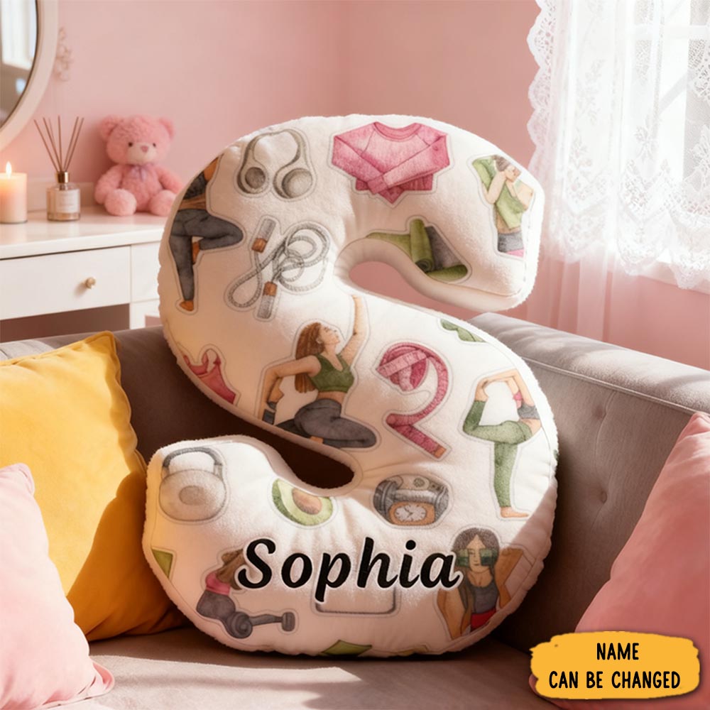 Personalized Yoga And Fitness Pillow Home Decor Pillow Perfect For Meditation Relaxation