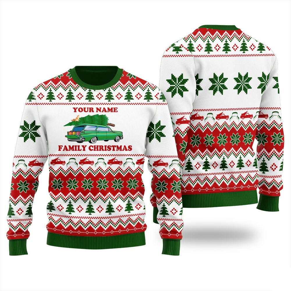 Personalized Your Family Name Ugly Christmas Sweater Ugly Christmas Sweaters For Sale