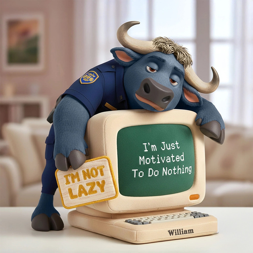 Personalized Zootopia 2 Chief Bogo Lazy Day Buffalo Pillow Christmas Gifts For Coworkers Personalized Zootopia 2 Chief Bogo Lazy Day Buffalo Pillow Christmas Gifts For Coworkers