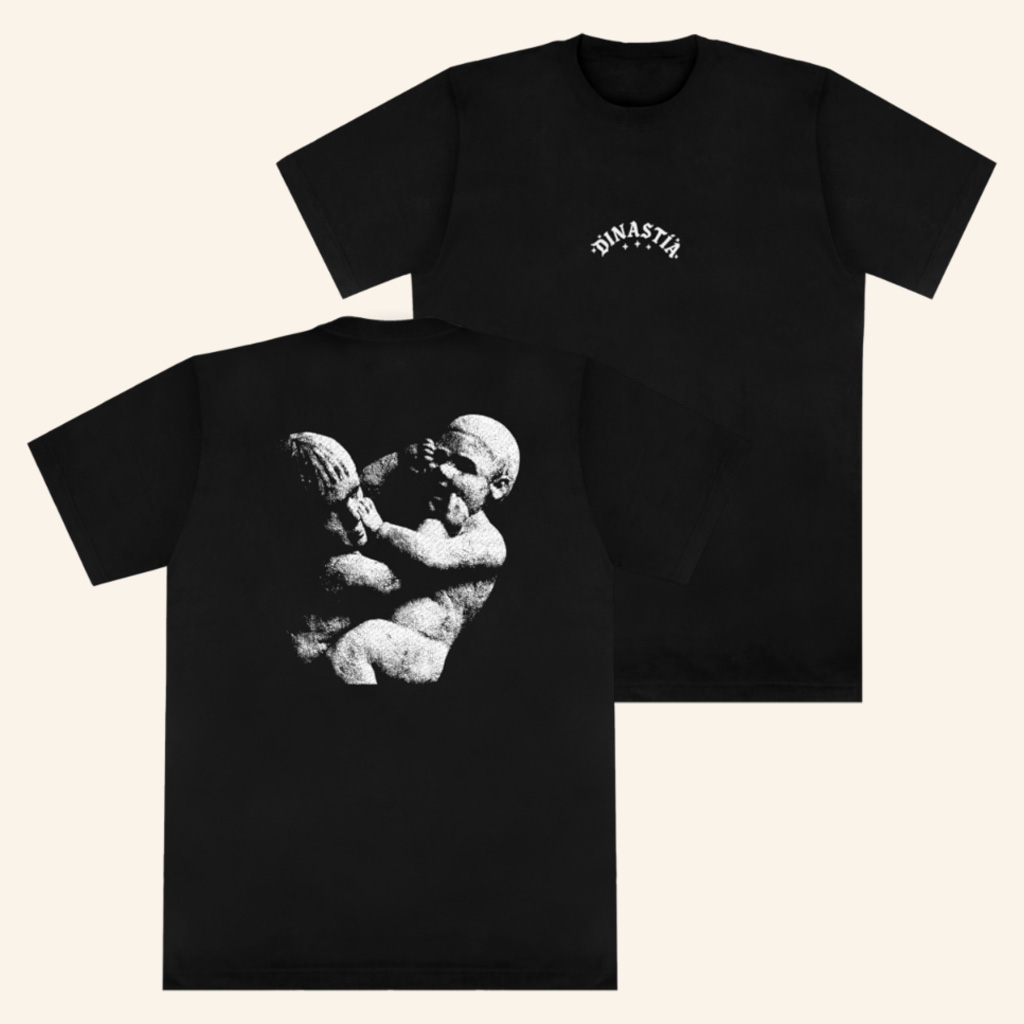 Peso Pluma Merch Dinastia Artwork Black T-Shirt Gifts For Music Fans Peso Pluma Merch Dinastia Artwork Black T-Shirt Gifts For Music Fans