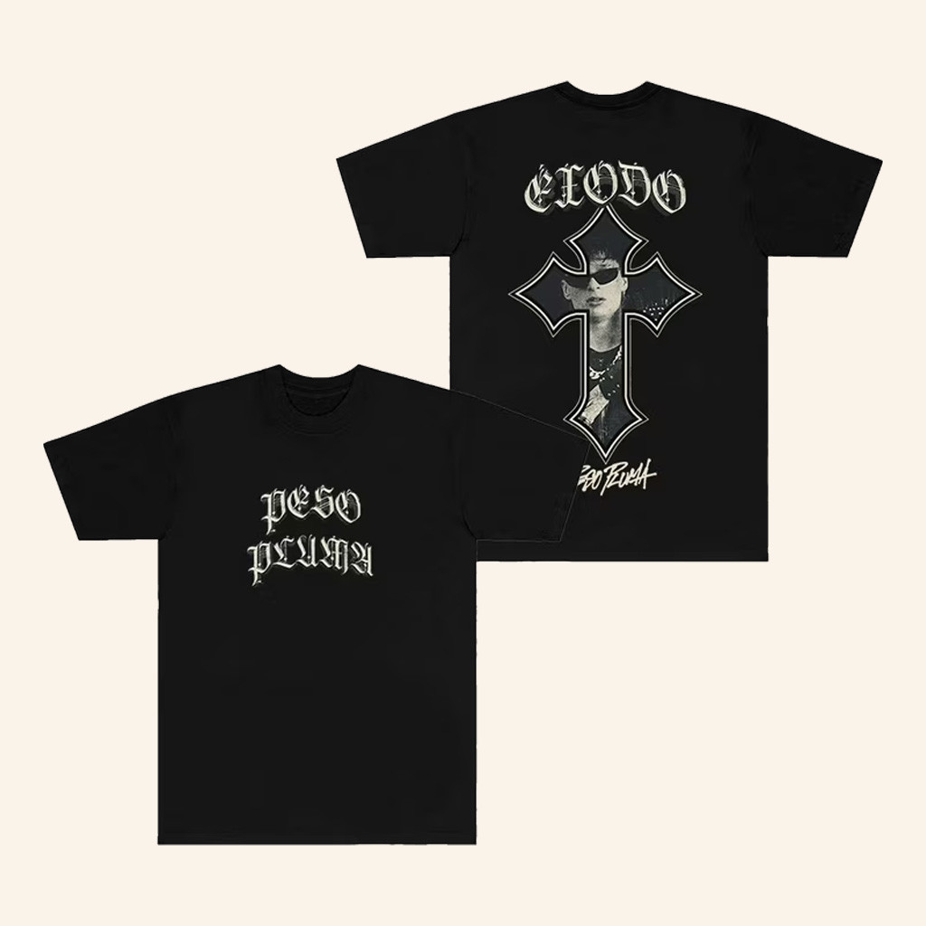 Peso Pluma Merch PP Exodo Cross T-Shirt Tour New Logo Merch Gifts For Brother