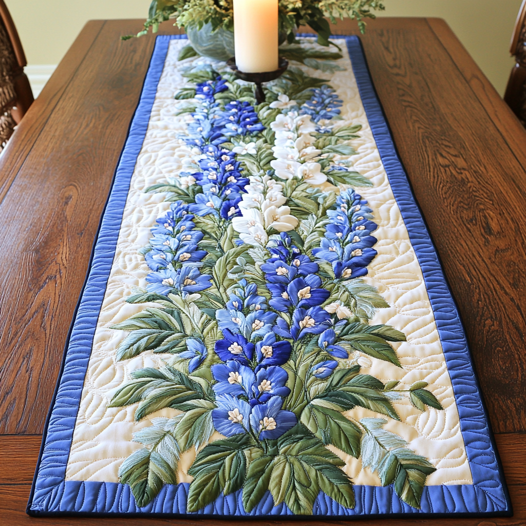 Petal Dreams Quilted Table Runner Kitchen Table Decor Ideas Presents For Flower Lovers