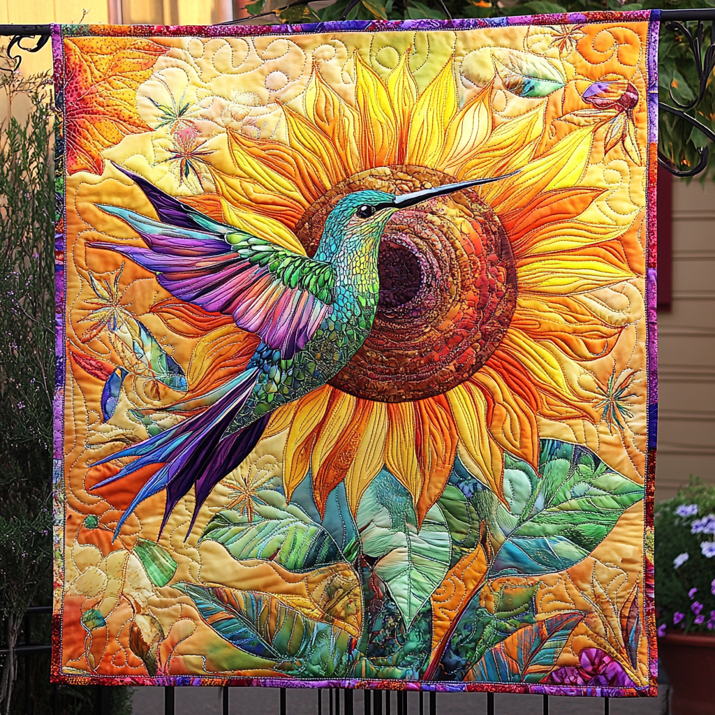 Petal Kiss Quilted Blanket Gift Ideas For Bird Lovers