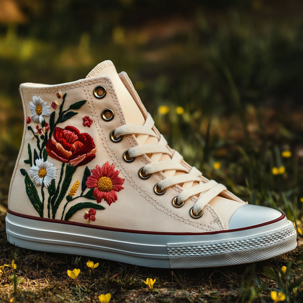 Petal Pacer Canvas High Tops Merch Gift