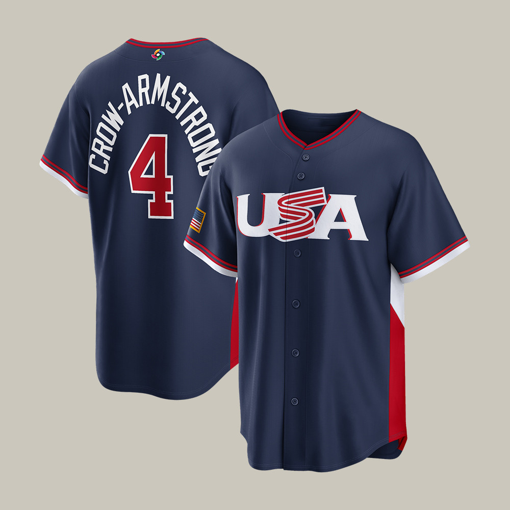 Pete Crow Armstrong USA World Baseball Classic 4 Jersey Game Day Shirt Best Fan Gift
