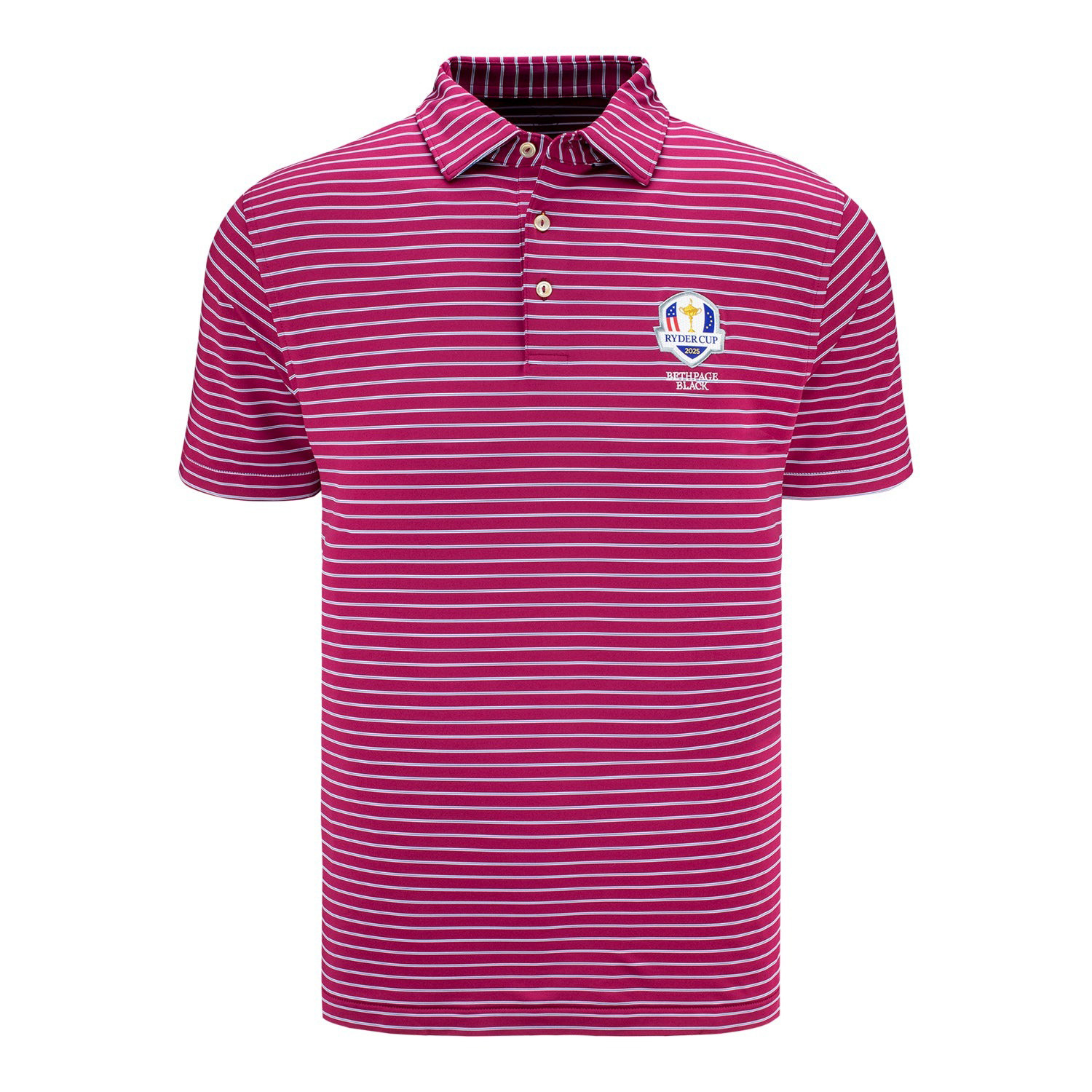 Peter Millar 2025 Ryder Cup Drum Stripe Polo Shirt Golf Gifts For Dad