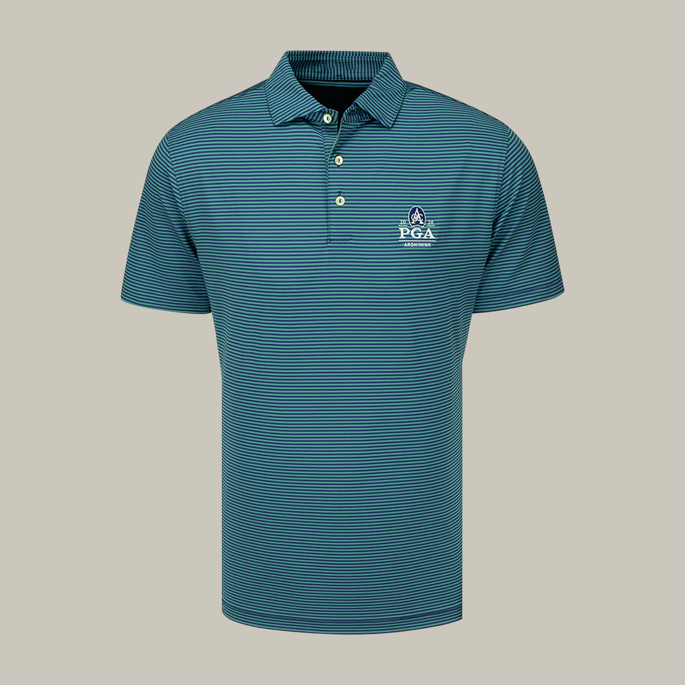 Peter Millar PGA Championship Performance Golf Polo Shirt Aronimink Golf Club Clothing Line