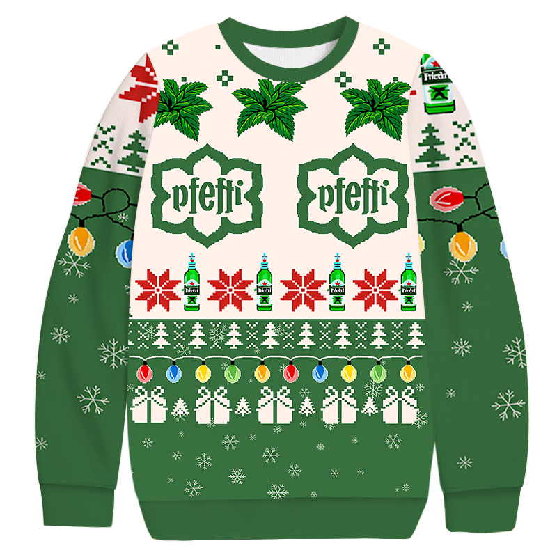 Pfeffi Beer Christmas Ugly Sweatshirt Holiday Lounge Wear Top Gift Ideas Pfeffi Beer Christmas Ugly Sweatshirt Holiday Lounge Wear Top Gift Ideas