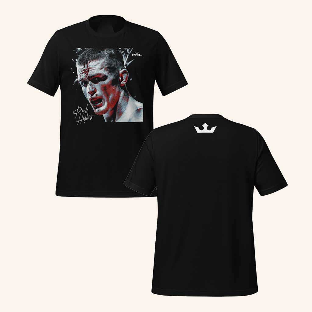 PFL MMA Merch Paul Hughes Black T-Shirt Christmas Gift Ideas For Brother PFL MMA Merch Paul Hughes Black T-Shirt Christmas Gift Ideas For Brother