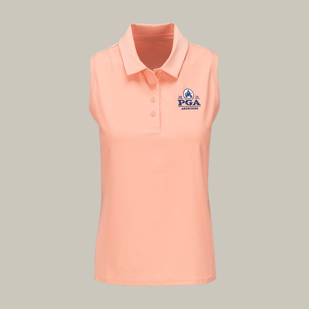 PGA Championship Victory Sleeveless Polo Shirt Aronimink 2026 Tournament Clothing Line Golf Mom Gift