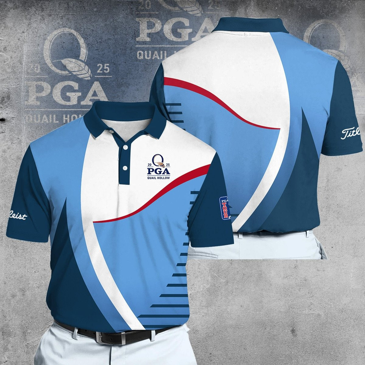 PGA Tour 2025 Brand Men Polo Shirt PGA Merch Golf Gifts For Golfers