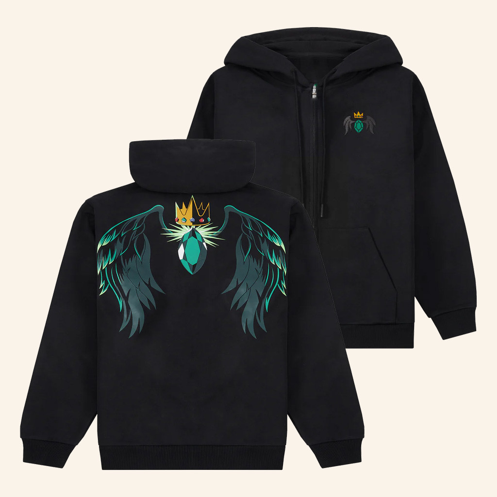 Ph1Lza Merch Technoblade Emerald Zip Hoodie Christmas Ideas For Him