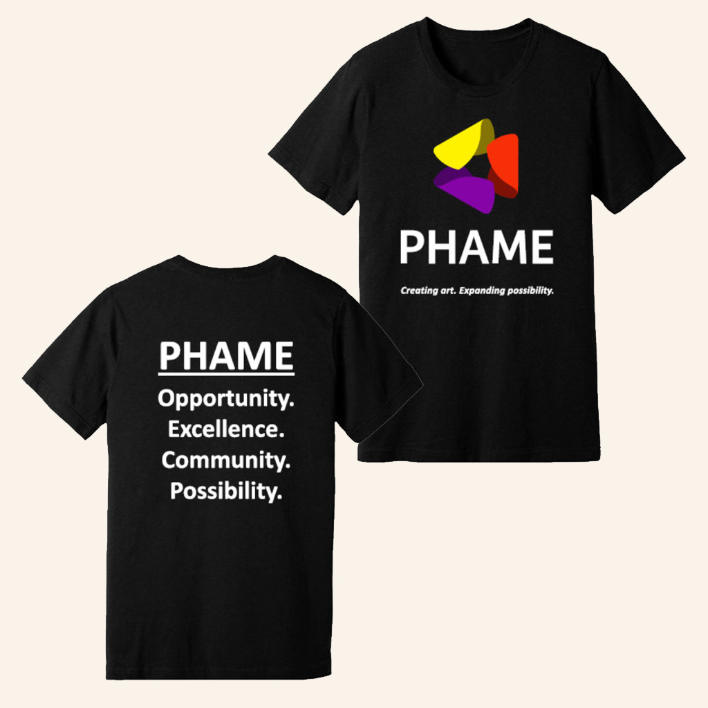 Phame Merch Phame Logo Black T-Shirt Birthday Presents For Boyfriend