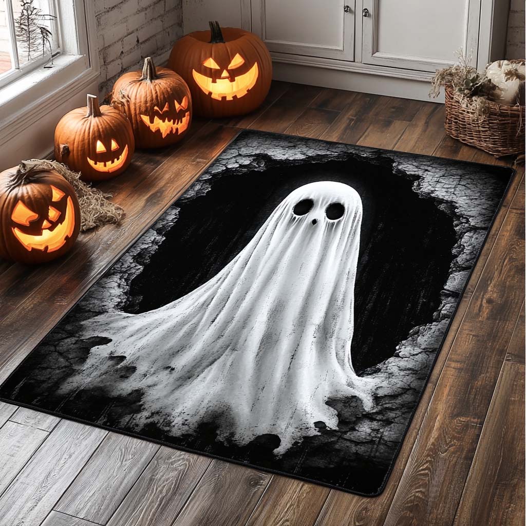 Phantom Veil Area Rug Christmas Decor For Entryway Halloween Wedding Gifts