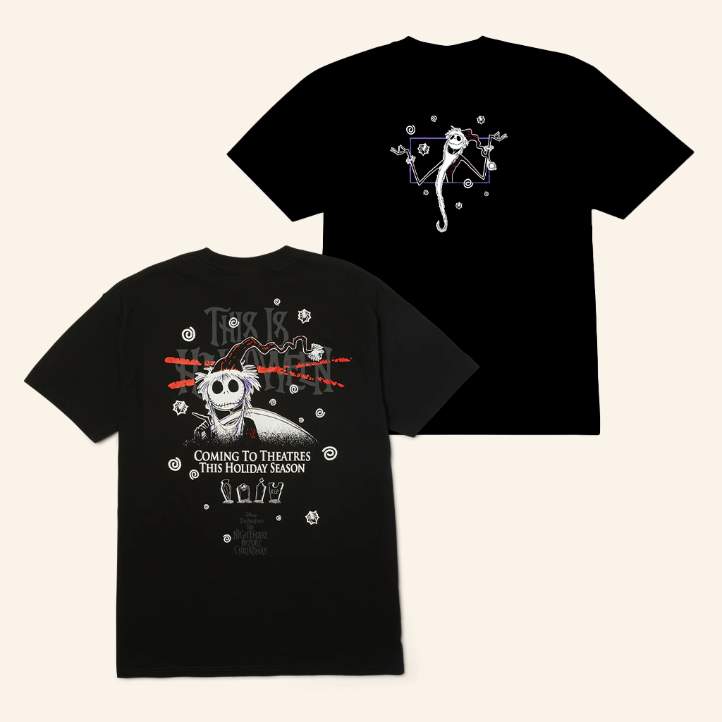 Pharmacy Board Merch HUF X Nightmare Before Christmas T-Shirt Xmas Gifts For Him