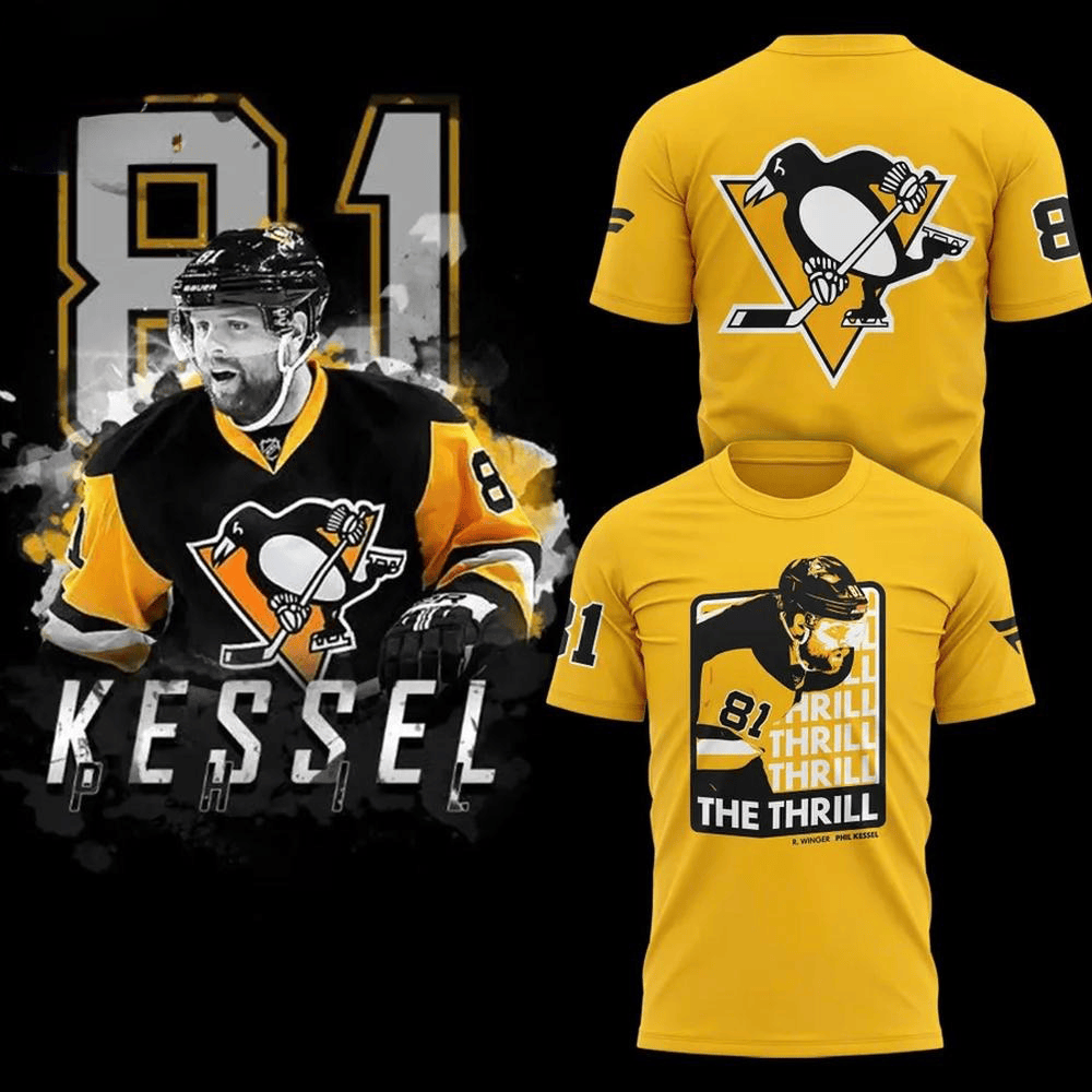 PHIL THE THRILL Pittsburgh Penguins Limited Edition T-Shirt Best Gifts For Hockey Lovers