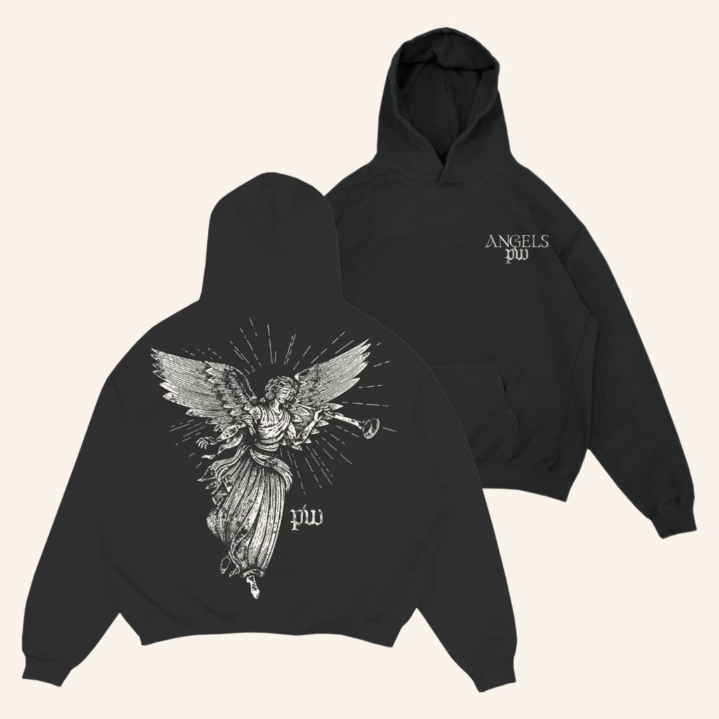 Phil Wickham Merch Angels Hoodie Black Best Gifts For Friends Phil Wickham Merch Angels Hoodie Black Best Gifts For Friends