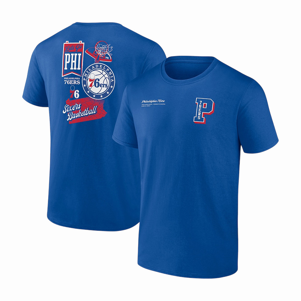 Philadelphia 76ers 2026 NBA Playoffs Sixers Basketball T-Shirt Philadelphia 76ers Clothes Fans Gear