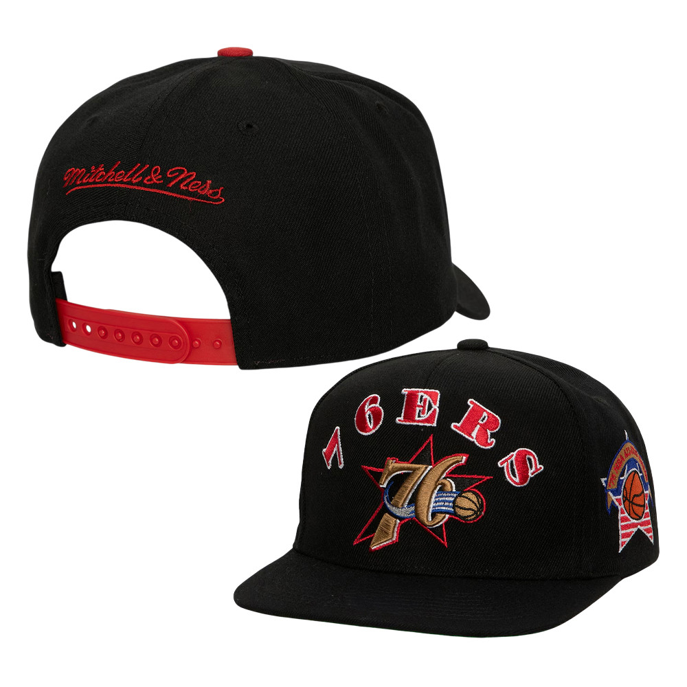 Philadelphia 76ers Mitchell And Ness Hat Philadelphia 76ers Merch 2026 NBA Playoffs Gear