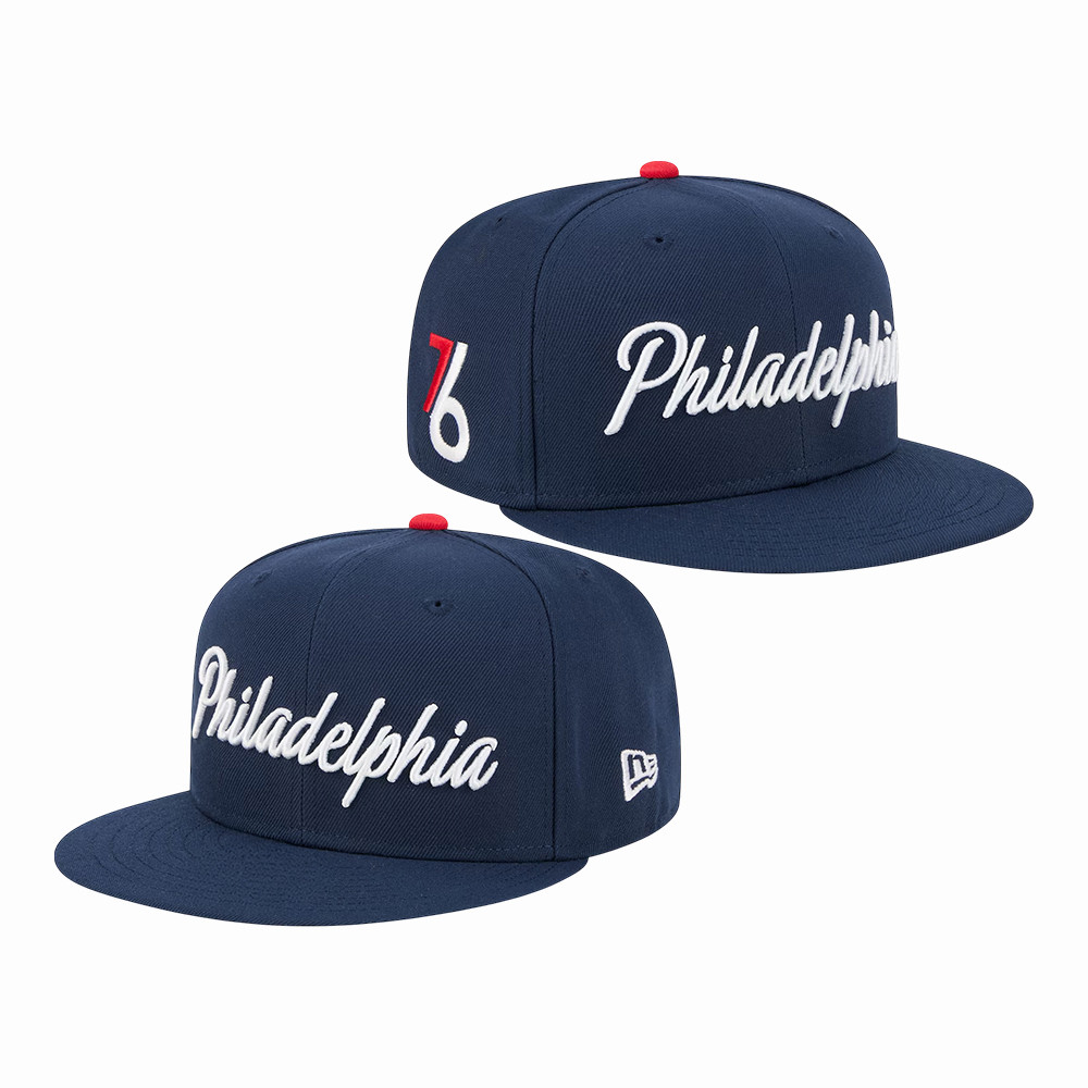 Philadelphia 76ers New Era Basketball Snapback Hat Philadelphia 76ers Merch Cool Gift For Brother