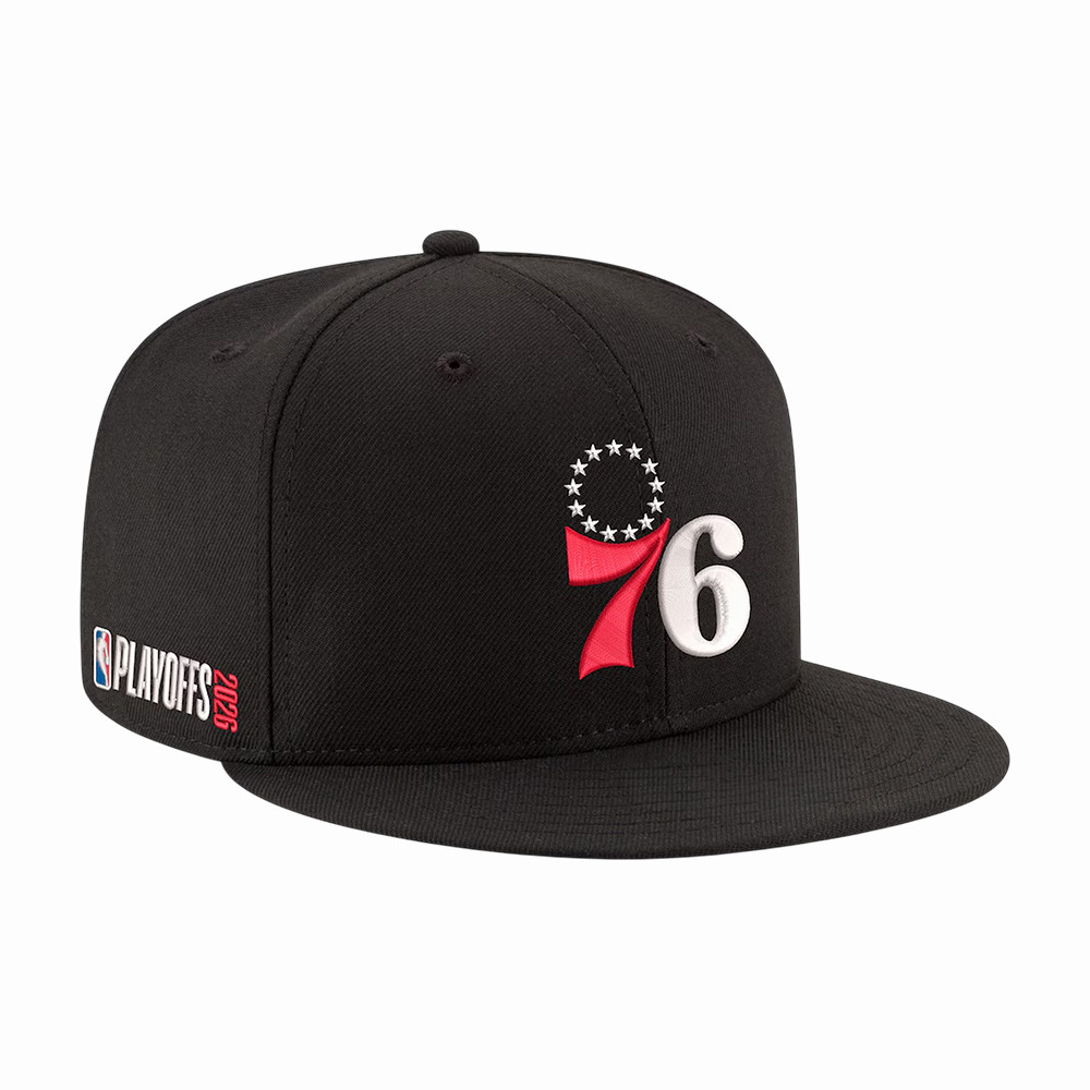 Philadelphia 76ers New Era NBA Playoffs Hat Philadelphia 76ers Merch Unique Gift For Fans