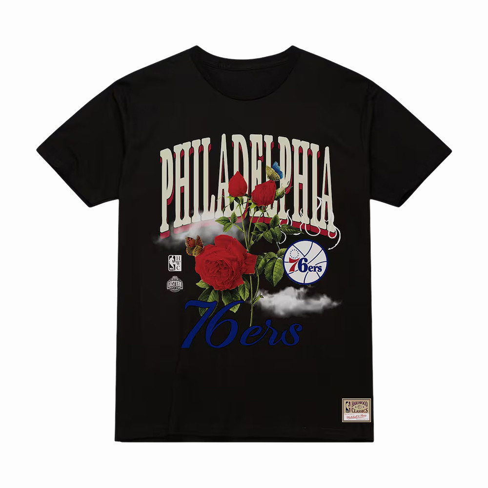 Philadelphia 76ers Roses 2026 NBA Playoffs T-Shirt Philadelphia 76ers Clothes Game Day Gear