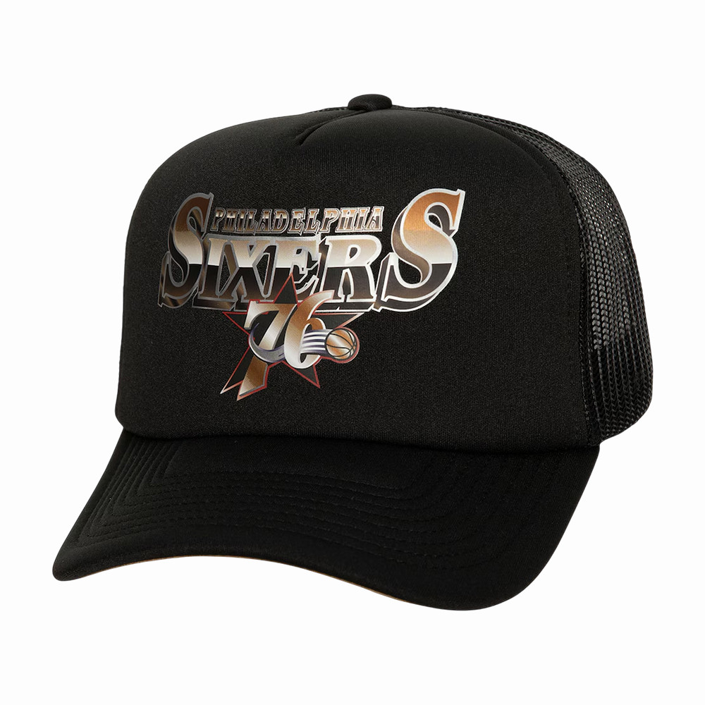 Philadelphia 76ers Sixers 2026 NBA Playoffs Trucker Hat Philadelphia 76ers Trucker Cap Basketball Gear