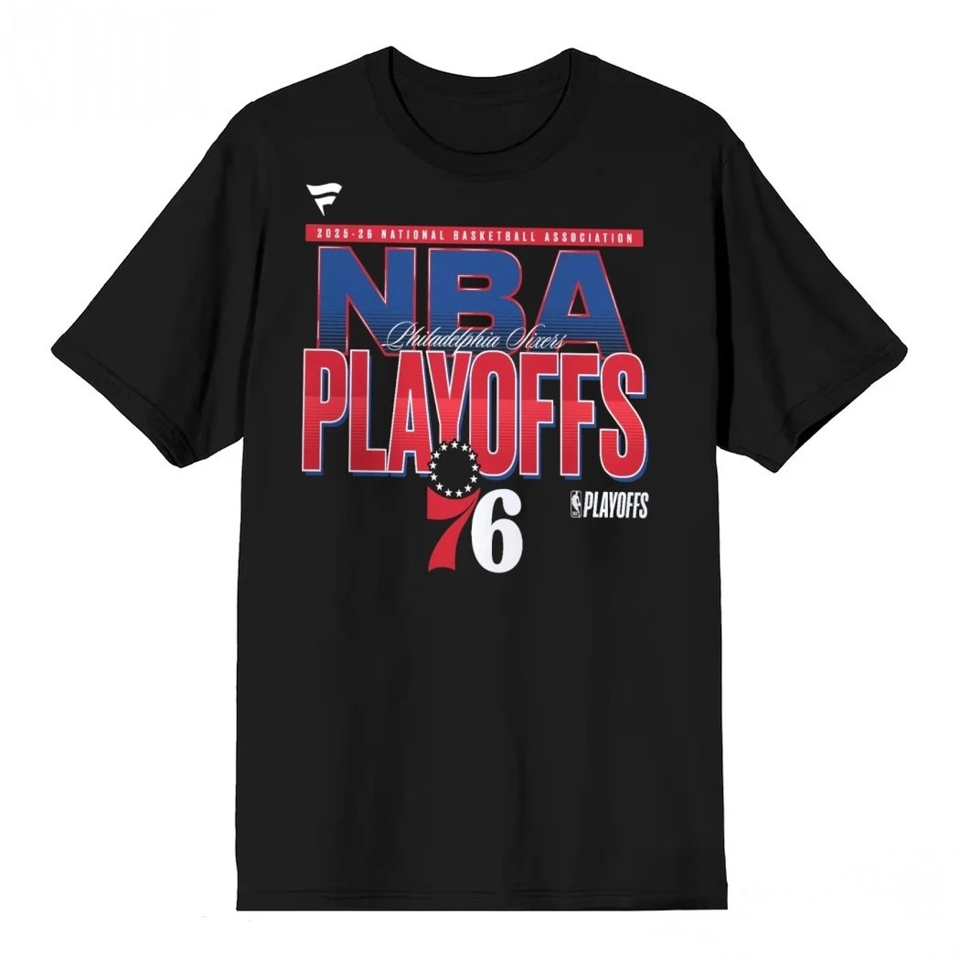 Philadelphia 76ers T-Shirt 2026 NBA Playoffs Apparel Gift For Sports Enthusiasts