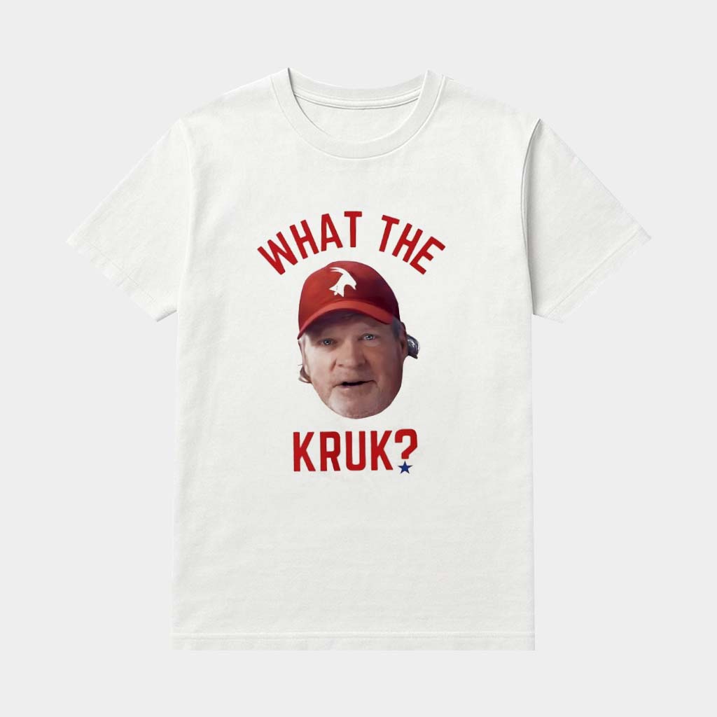 Philadelphia Baseball John Kruk Shirt What The Kruk T-Shirt Game Day Fan Clothing