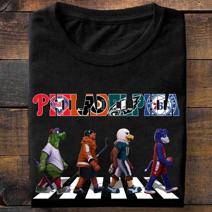 Philadelphia City Sport Teams Mascots Shirt Best Gifts For Sport Teams Lovers Fans