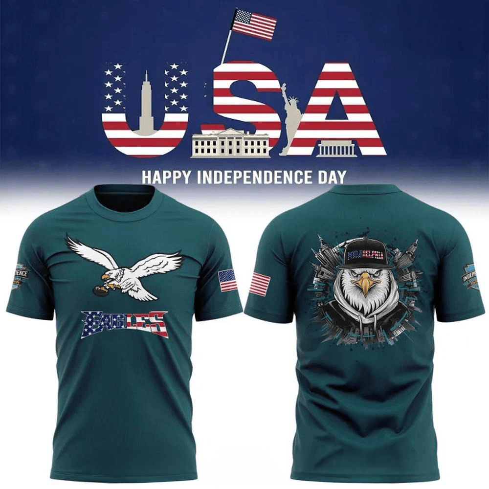 Philadelphia Eagles 2025 Independence Day Special T-Shirt Baseball Team Gift Ideas