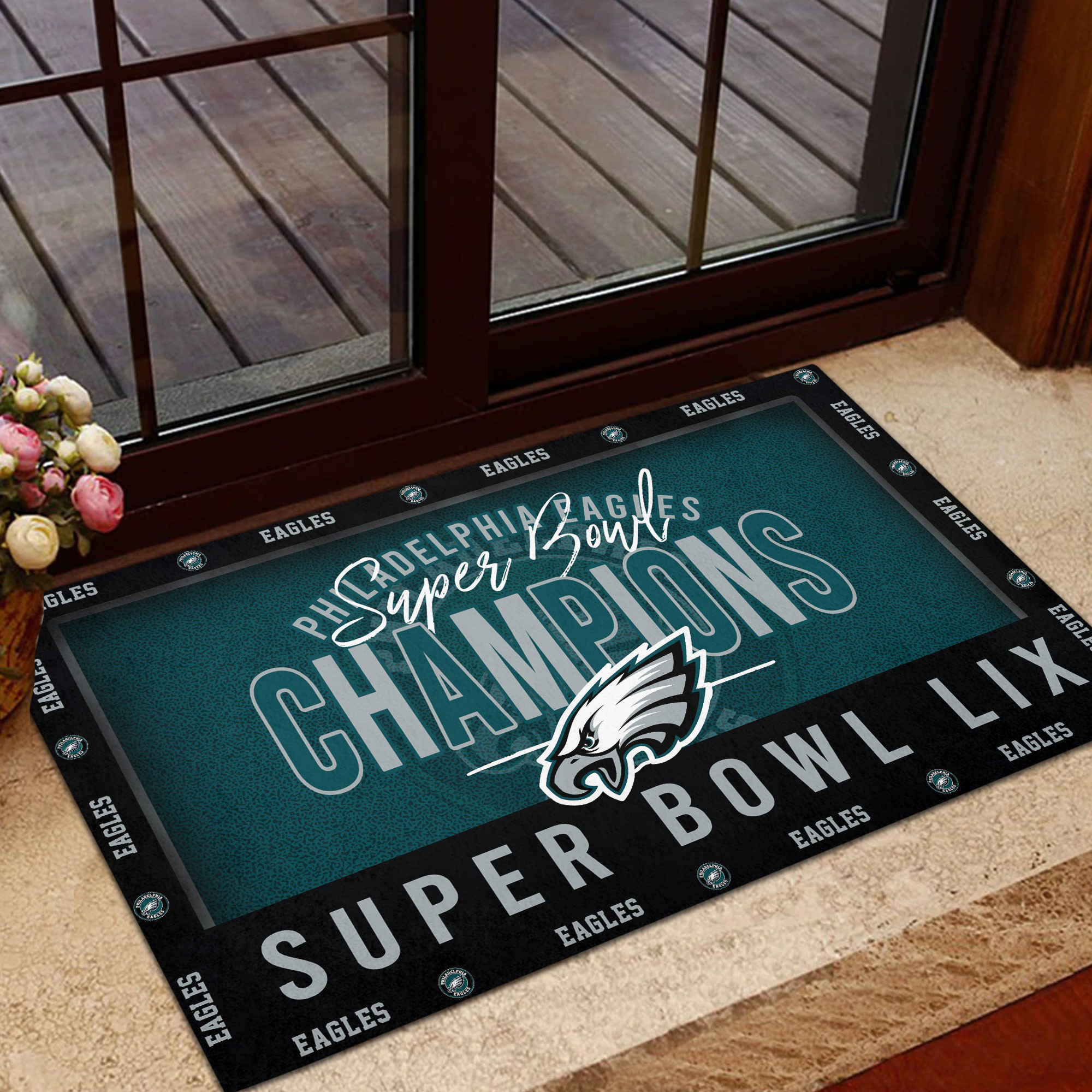 Philadelphia Eagles 2025 Super Bowl LIX Champions Doormat Unique Gifts For Football Fans