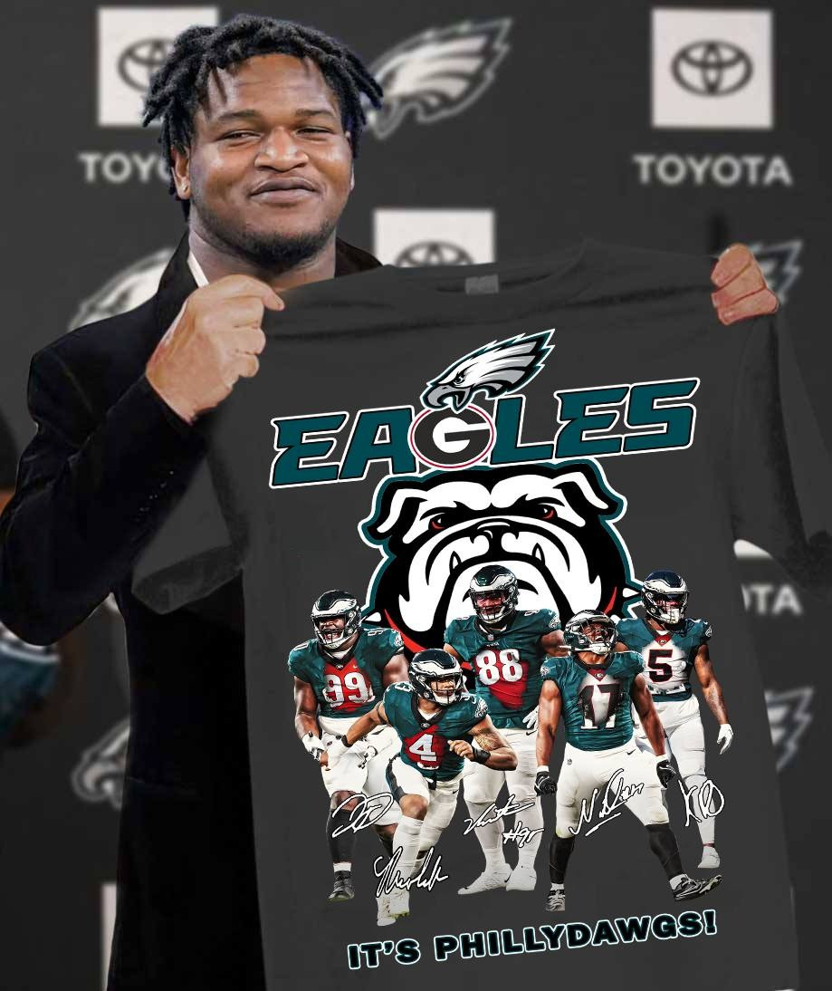 Philadelphia Eagles Dog Its PhillyDawgs T-Shirt Philadelphia Bulldogs Philly Dawgs Merch