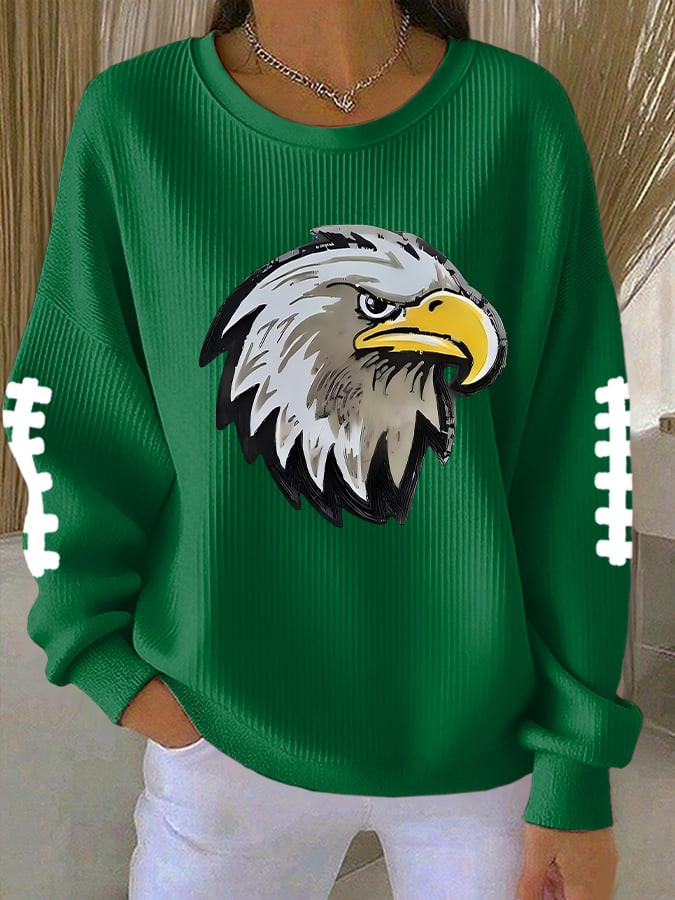Philadelphia Eagles Football Merch Sweatshirt Game Day Apparel Bird Gang Gifts