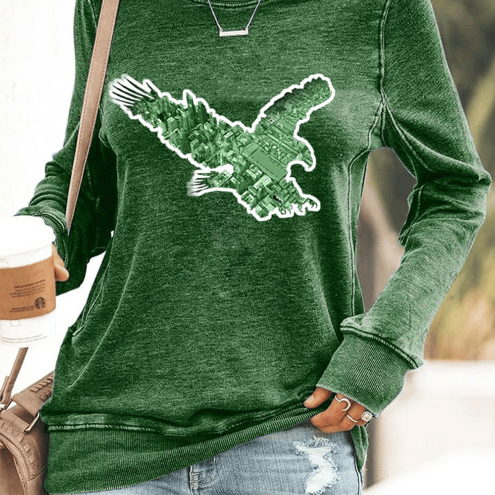 Philadelphia Eagles Football Sweatshirt Game Day Football Apparel Philadelphia Eagles Lover Gifts