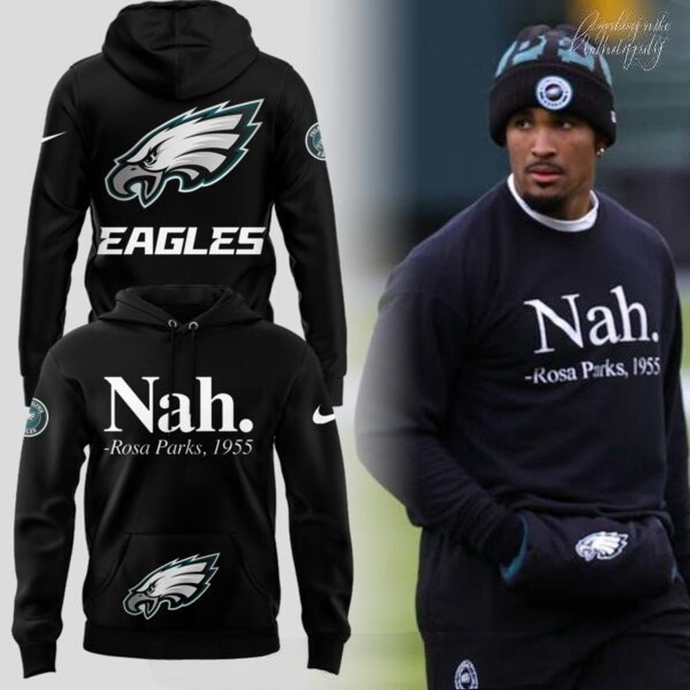 Philadelphia Eagles Jalen Hurts Nah Hoodie Unique Gifts For Football Fans