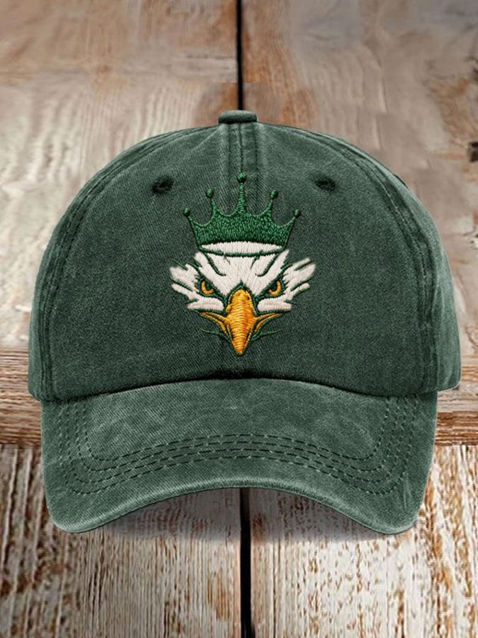Philadelphia Eagles Merch Crown Eagle Hat Bird Gang Baseball Cap Football Player Gifts