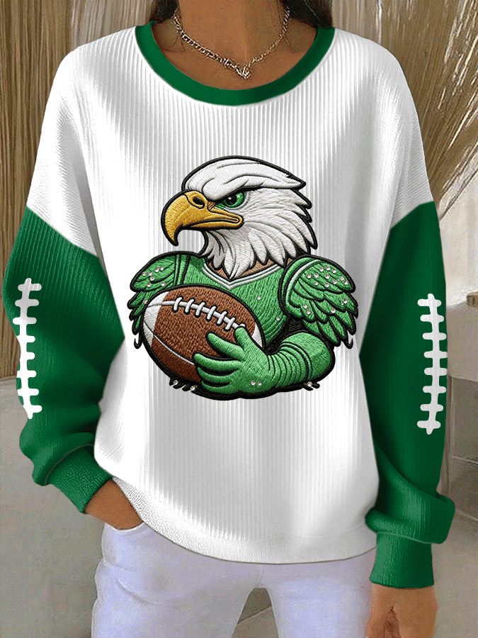 Philadelphia Eagles Merch Eagle Football Graphic Sweatshirt Football Apparel Game Day Gifts