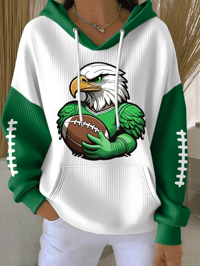Philadelphia Eagles Merch Eagle Graphic Hoodie Philadelphia Eagles Clothing Present For Her