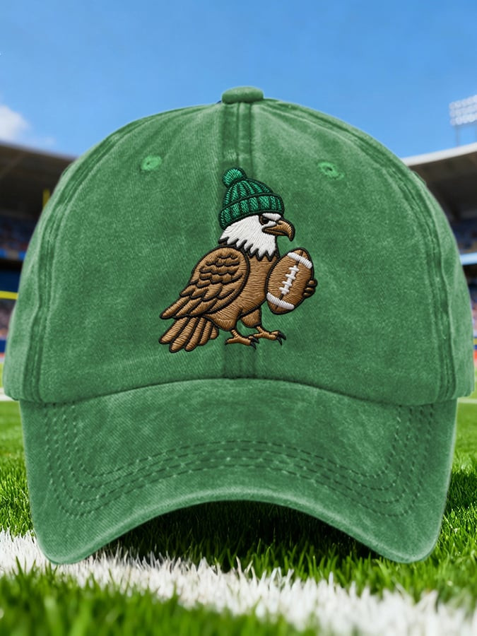 Philadelphia Eagles Merch Eagle Mascot Hat Football Cap Unique Gifts For Eagles Fans