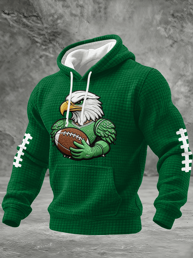 Philadelphia Eagles Merch Eagle Mascot Hoodie Football Apparel Unique Gifts For Him