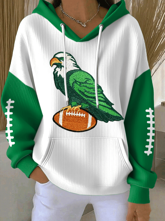 Philadelphia Eagles Merch Eagles Mascot Graphic Hoodie Game Day Apparel Football Gift Ideas
