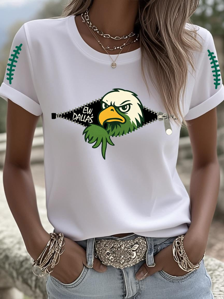 Philadelphia Eagles Merch Ew Dallas T-Shirt Funny Tee Football Gifts For Her