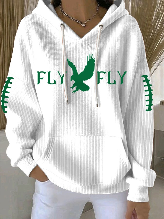 Philadelphia Eagles Merch Fly Fly Hoodie Go Bird Football Hooded Sweatshirt Unique Presents