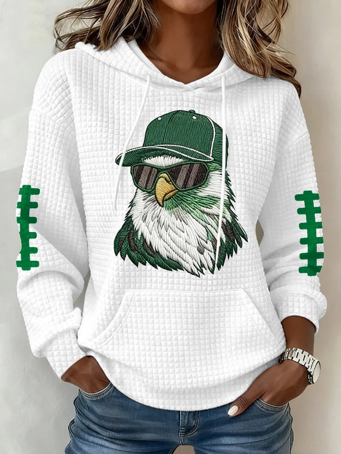 Philadelphia Eagles Merch Football Eagles Hoodie Bird Gang Trendy Hoodie Sport Gifts For Her