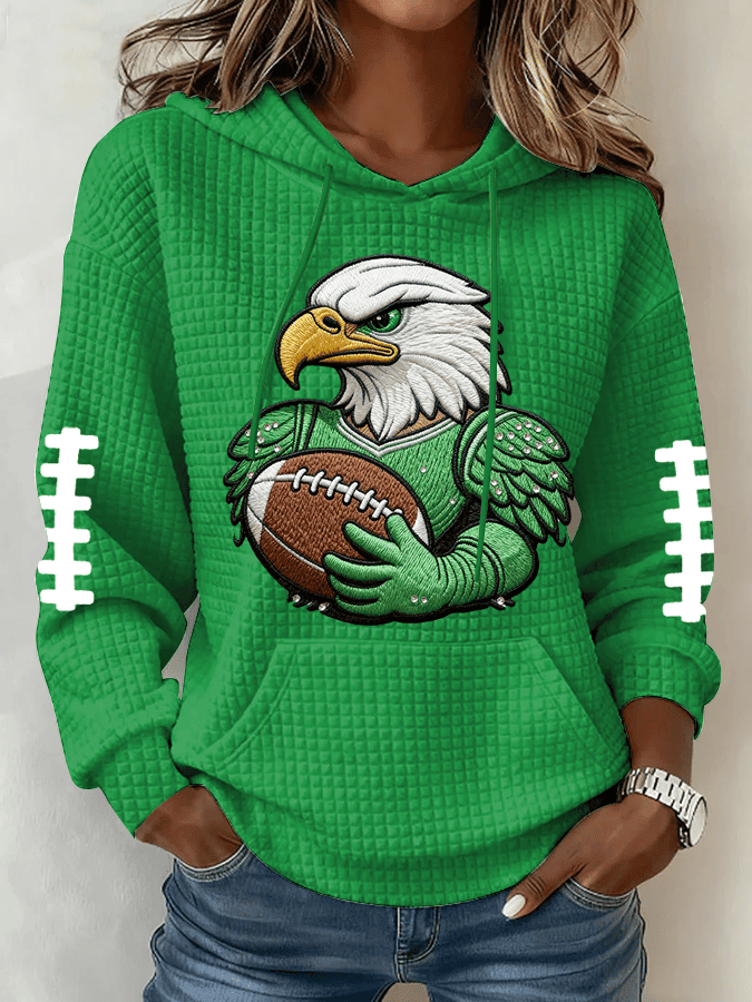 Philadelphia Eagles Merch Football Team Hoodie Eagles Football Hooded Sweatshirt