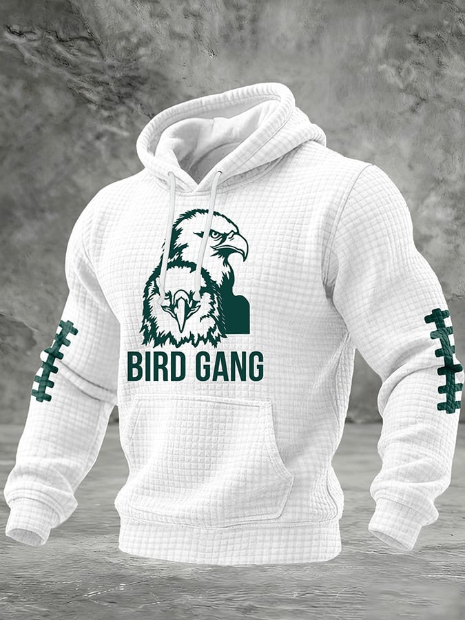 Philadelphia Eagles Merch Hoodie Bird Gang Game Day Apparel Gifts For Men