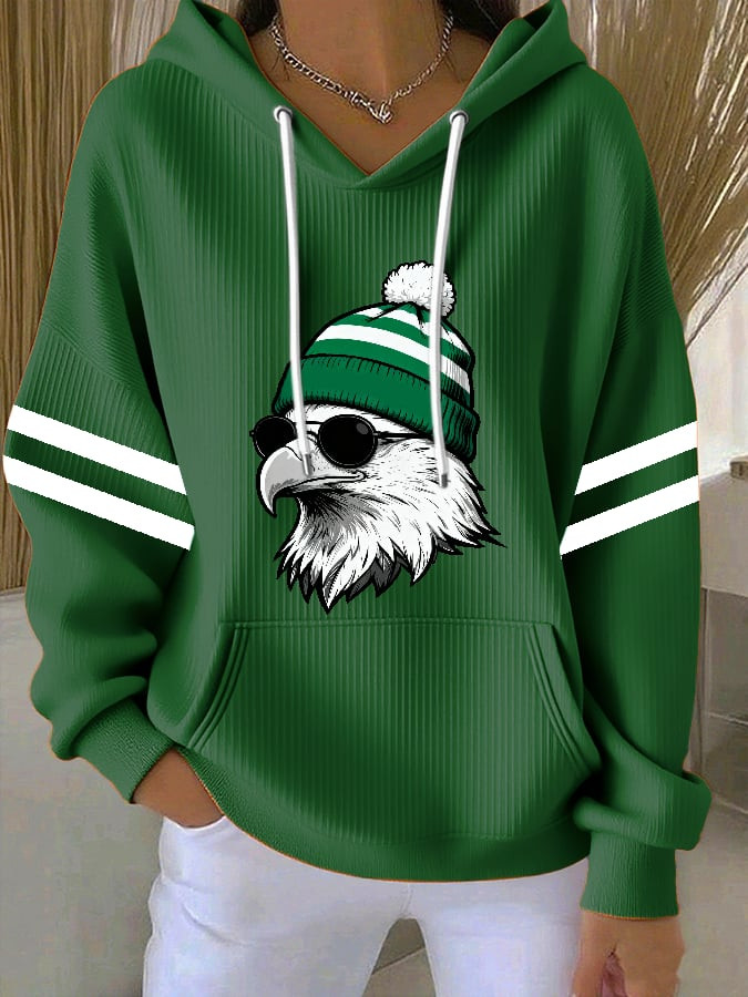 Philadelphia Eagles Merch Team Eagles Hoodie Game Day Football Hoodie Cool Gifts For Her