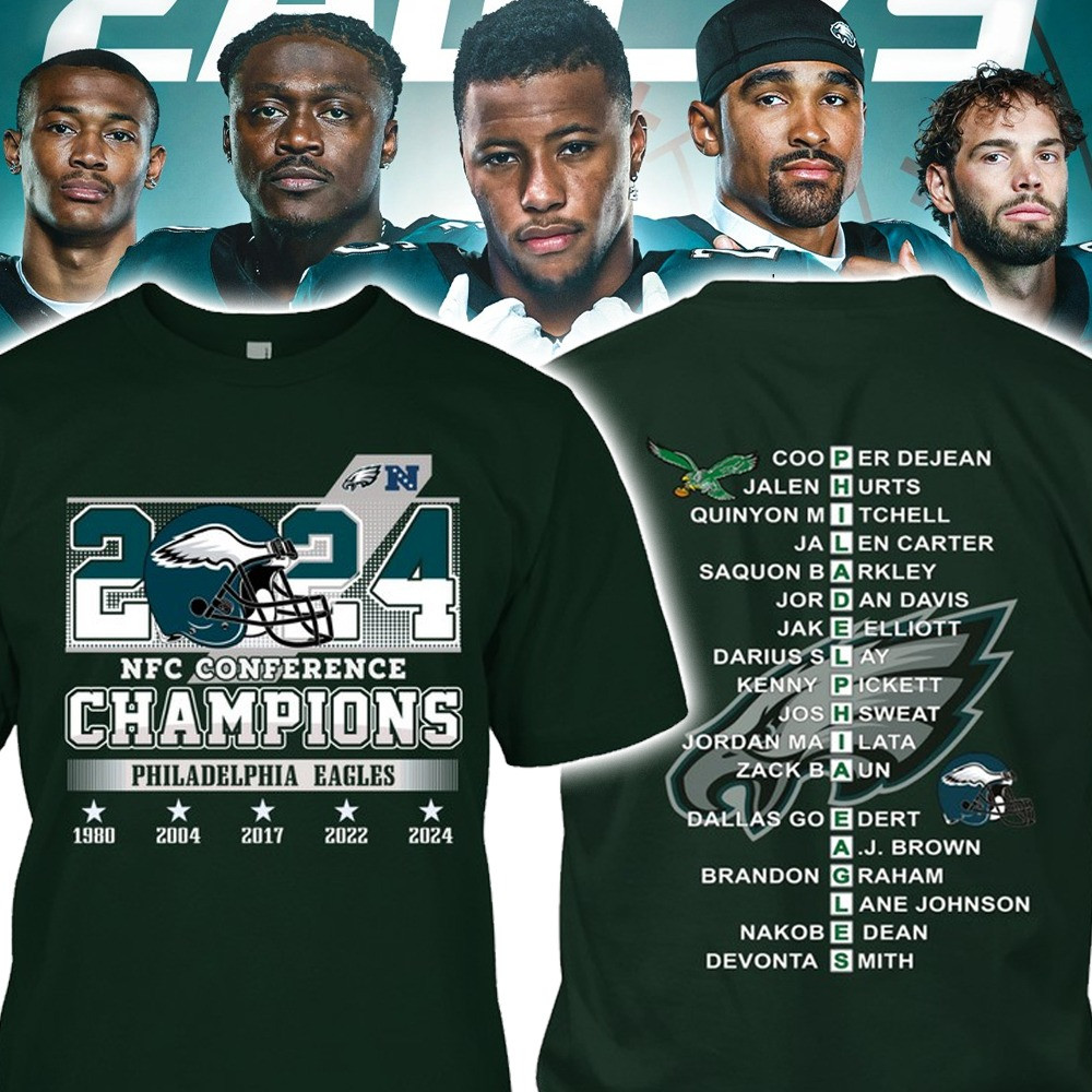 Philadelphia Eagles NFC Champions Shirt Clothing Gifts For Philadelphia Eagles Fans