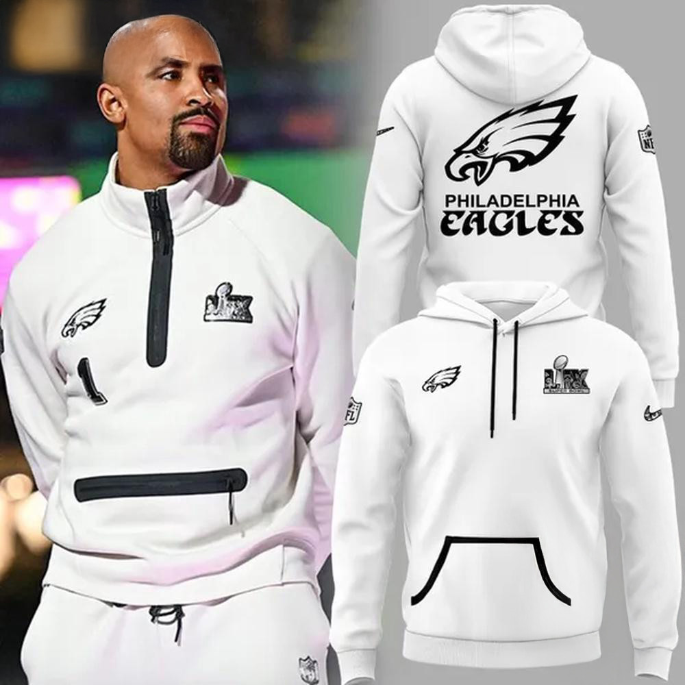 Philadelphia Eagles Super Bowl LIX 2025 Champions Hoodie Football Lover Fan Gift